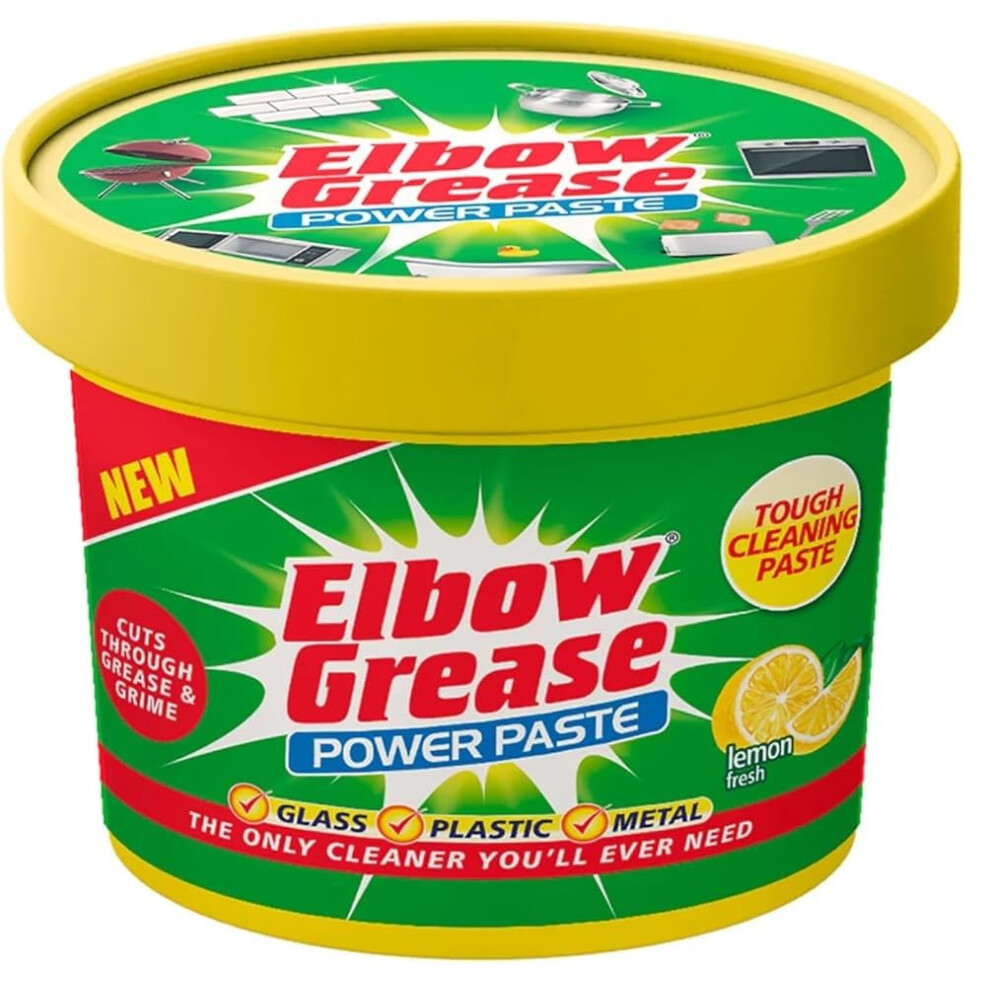 Elbow Grease All Purpose Paste Bathroom Kitchen Cleaner Lemon Fresh Scent 3