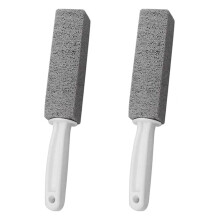 HengLiSam 2 Pack Handle Toilet Bowl Cleaner Pumice Stone Sticks Hard Water