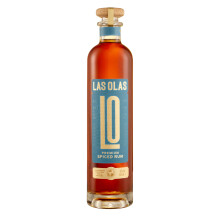 Las Olas Spiced Rum 70cl 40 ABV Premium Spiced Rum with Vanilla Cacao Ci