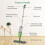 ILAVCOOL Spray Mops for Cleaning Floors  Microfiber Floor Flat Dust Mop wit 4
