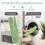 ILAVCOOL Spray Mops for Cleaning Floors  Microfiber Floor Flat Dust Mop wit 5