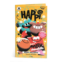 Happi Christmas Vegan Advent Calendar 2023 Chocolate Made with Oat Milk Ve