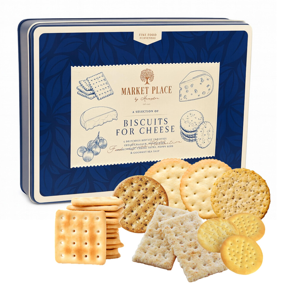 Topline Biscuits Crackers For Cheese Snacks 400G Assorted Biscuits Multipacks Of C