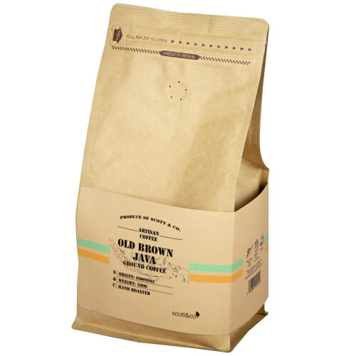 Old Brown Java Ground Coffee 100 Arabica Medium Roast Ground Coffee Single