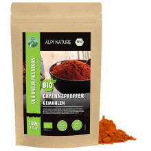 Alpi Nature Organic Cayenne Pepper Powder 100g 35 oz Ground Cayenne Chilli