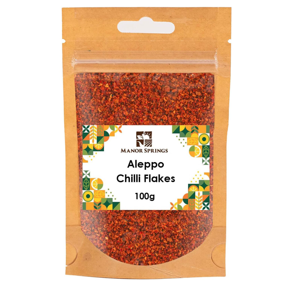 Manor Springs Aleppo Chilli Flakes Pul Biber 100G By