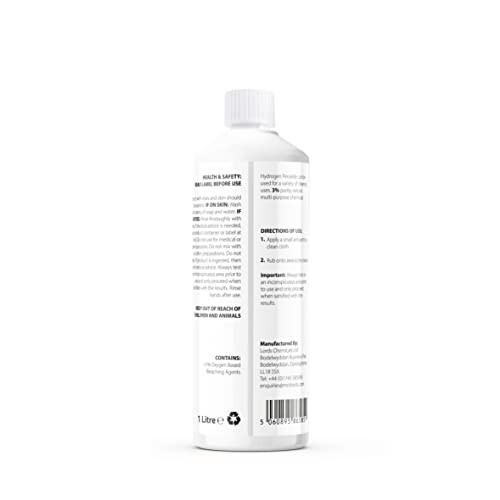 ChemLab McKLords Hydrogen Peroxide 3 1 Litre 1