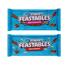 Feastables Mrbeast Milk Chocolate Creamy Healthy Snack Individually Wrapped