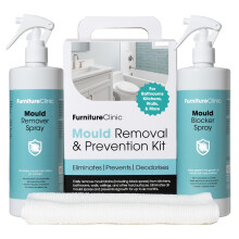 Furniture Clinic Mould Removal & Prevention Kit - Mould Remover Spray for Cleaning of Bathroom Walls, Shower Tiles, Ceilings - With Anti Mould Spray