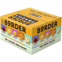 Border Biscuits Mini Selection Box, 100 Packs,