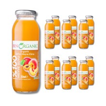 BenOrganic  Organic Peach Apricot Apple Juice – Glass Bottles 12 x 250ml 10