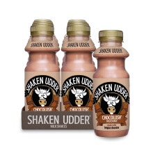 Shaken Udder Chocolush Milkshake8 x 330mlMade with Belgian ChocolateHigh in