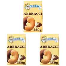 Mulino Bianco Barilla Abbracci Biscuits – Chocolate and Cream Cookies – Ita