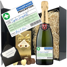 Champagne Prescription Personalised Birthday Gift with Chocolates – Funny L