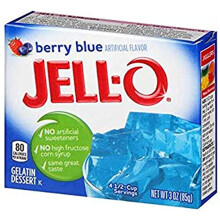 Jello Berry Blue Gelatin Dessert JellO 3oz 85g 2 packs