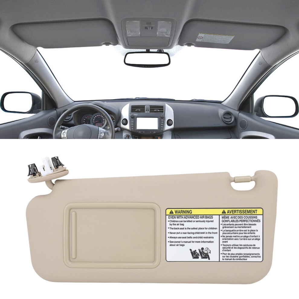 Eco-Friendly Sun Visor For Toyota Rav4 2006-2013, Left Drive Gray 4271370983750