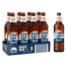 Sharps Brewery Sharps Doom Bar 0 Percent Alcohol Free Amber Ale 8 x 500 ml
