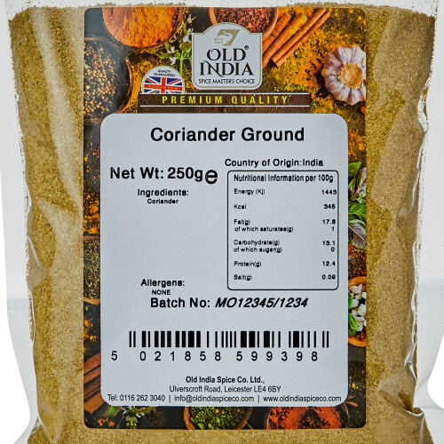 Old India Coriander Ground 250g 1