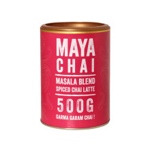 Maya Drinks, Spiced Chai Latte Powder 500g (Pack of 1) - Just Add Water or Milk (25 servings)