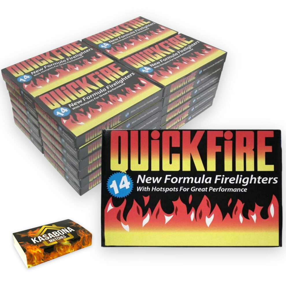 Kasabona Quickfire Firelighters Bulk Pack – Hotspot Burners Coal