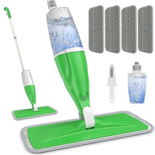 Spray Mops for Cleaning  Microfibre Flat Mop for Kitchen Bathroom Laminate