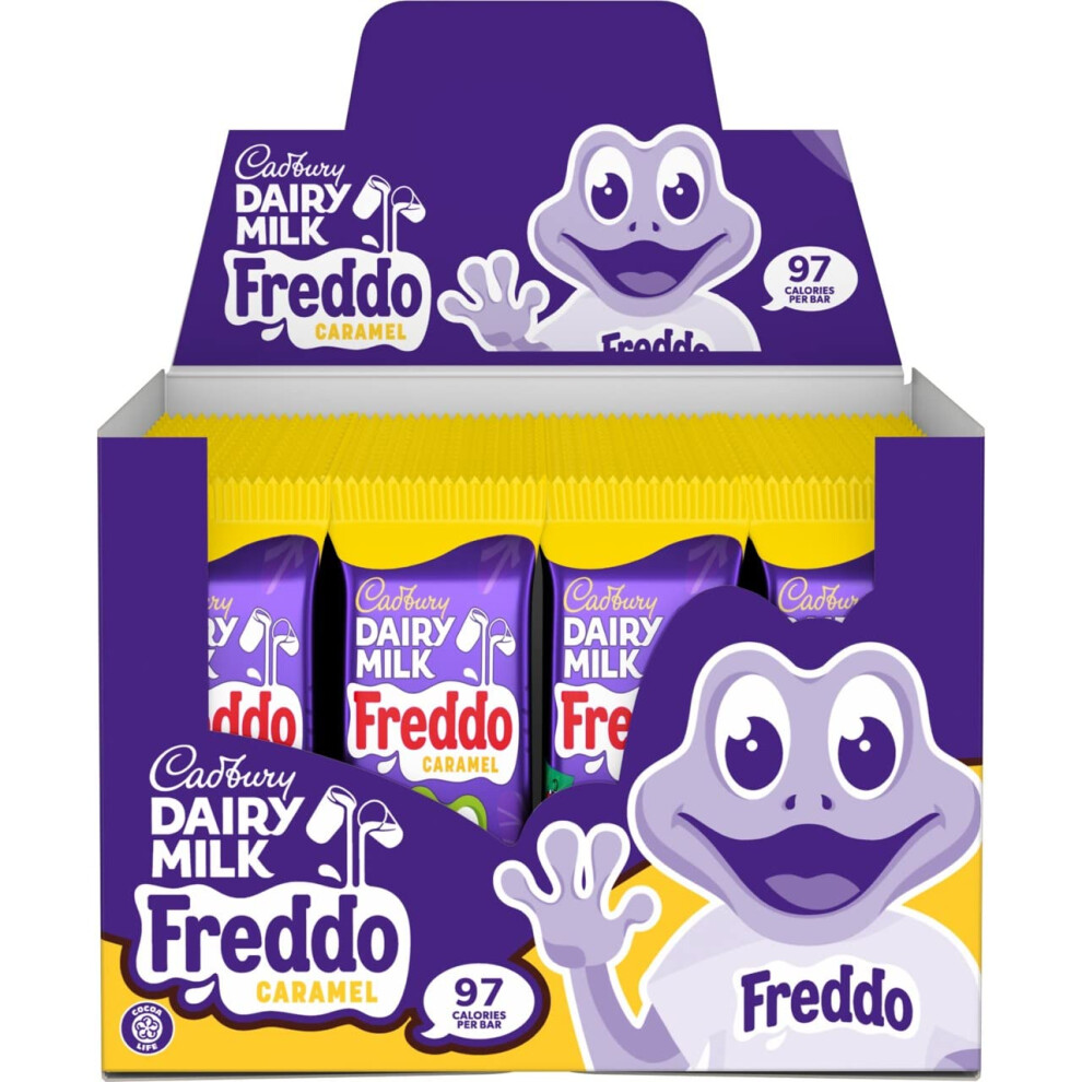 Cadbury Dairy Milk Freddo Caramel Chocolate Bar 195G Pack Of 60 Bars Milk