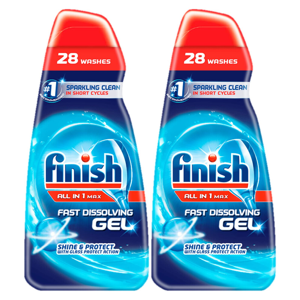 Finish Dishwasher Fast Dissolving Gel All In 1 Max Original 700 Ml Pack Of 4