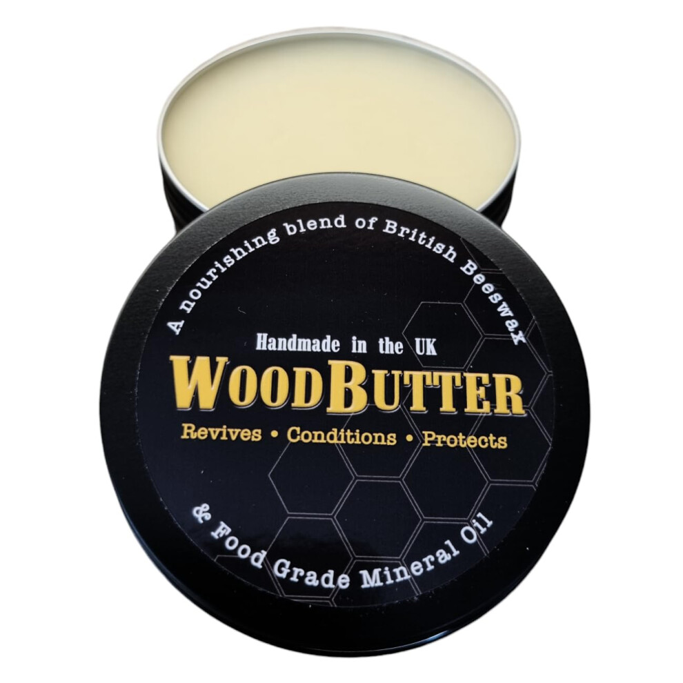 Wood Butter Made With British Beeswax/Chopping Board Conditioner/Multipurpose Polish For Wood/Food Safe Mineral Oil / 100Ml 74926022