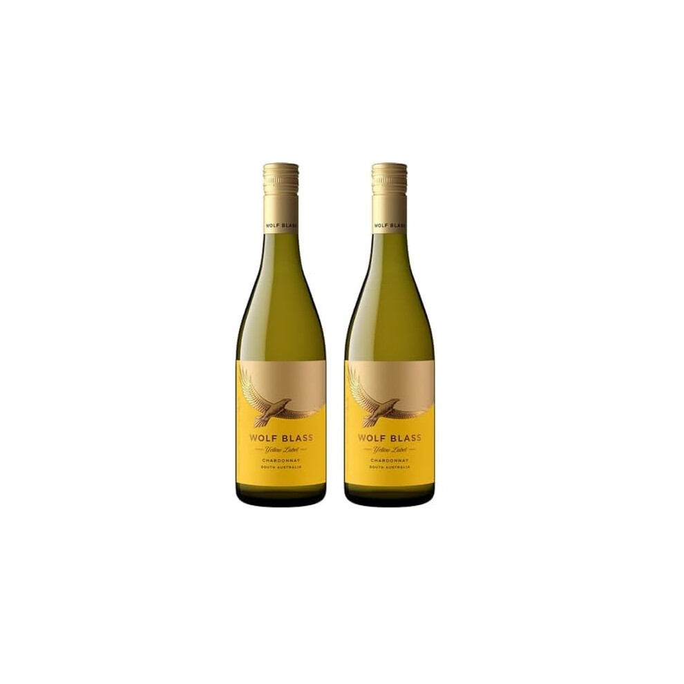 Wolf Blass Label Chardonnay 750Ml Pack Of 2 Yellow