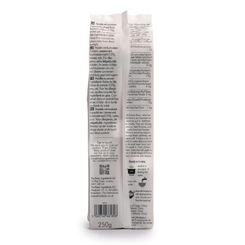 Emma Basic - Soba Noodles 250g | source of protein | quick cooking time | Vegan 1