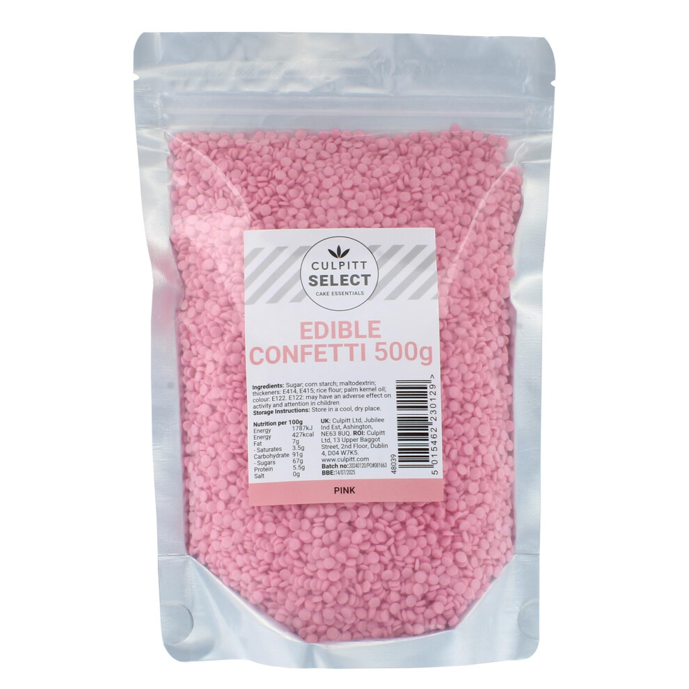 Culpitt Select Sprinkles Sugar Confetti Cake Sprinkle Decorations For Pink