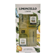 2 x 5cl Villa Massa Limoncello Di Sorento 30 ABV with Limoncello branded sh
