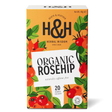Heath  Heather  Organic Rosehip Tea  Fruity  Tart Herbal Infusion  Natura