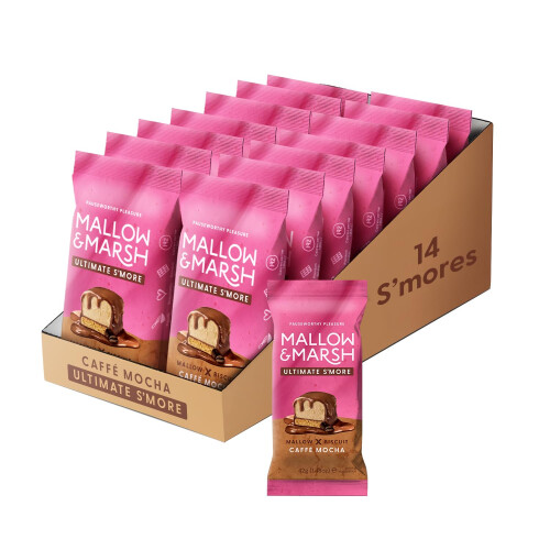 Mallow  Marsh Ultimate S'more Bar  Caffé Mocha Milk Chocolate Covered Coffe