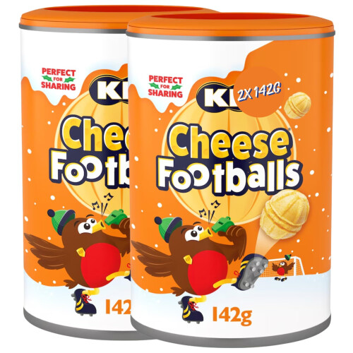 Cheese Footballs Caddy 142g 2 Pack Bundle