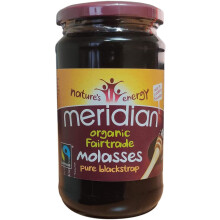 Meridian Organic and Fairtrade Pure Blackstrap Molasses 600g Pack of 3