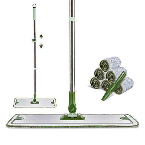 Masthome Microfibre Mop63cm Flat Mop for Cleaning Hardwood Tile Laminate Fl