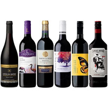 Red Wine Mixed Case 6 x 75cl Red Wine Lovers Warm Reds Selection 6 x 75cl