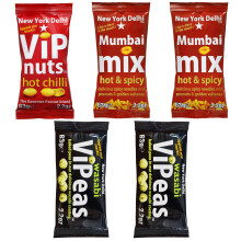 New York Delhi ViPnuts Hot box a spicy selection of assorted snacks – 5 pac