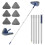 JEHONN 200CM Wall Cleaning Mop with Long Handle 3in1 Ceiling Cleaner Tool D 1
