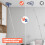JEHONN 200CM Wall Cleaning Mop with Long Handle 3in1 Ceiling Cleaner Tool D 5