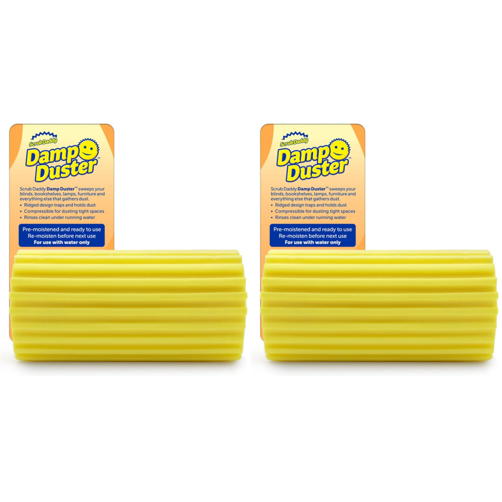Scrub Daddy Damp Duster Magical Dust Cleaning Sponge Dusters For Cleaning V