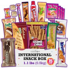 Eastanbul International Snack Box 15 Foreign Snack Box Exotic From Around T