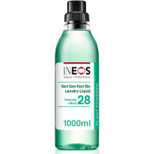 INEOS NextGen Non Bio Laundry Washing Liquid Detergent 33 Washes 1L High Pe