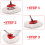 Spin Base Compatible With Vileda Turbo Mop Accessories Triangular Spinning 5