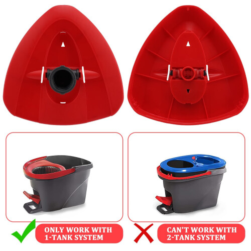 Spin Base Compatible With Vileda Turbo Mop Accessories Triangular Spinning 1