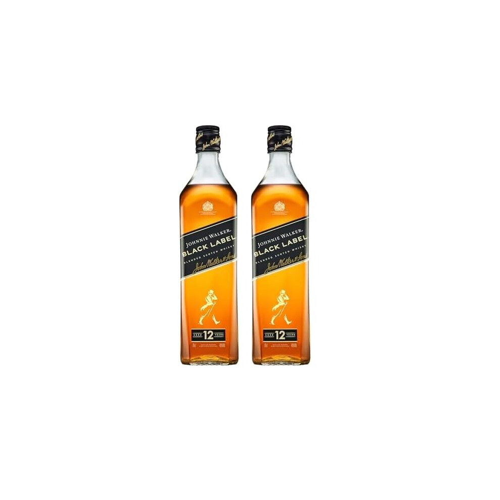 Johnnie Walker Label Blended Scotch Whisky 40 Vol 70Cl Layers Of Black