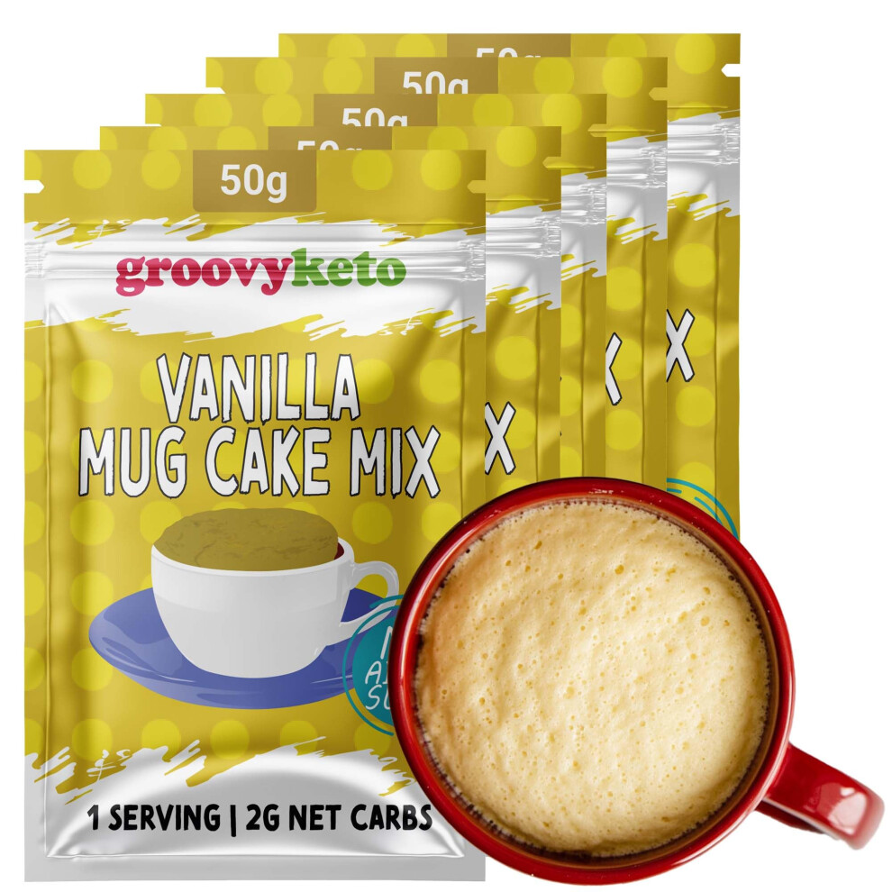 Groovy Keto Mug Cake Mix Low Carb Keto Friendly Sugar Free Only 2G 35G