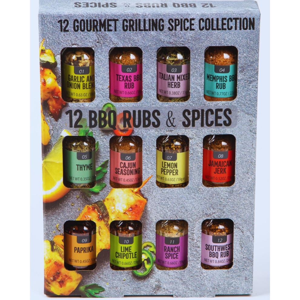 Baytrade 12X Rubs Spices For Cooking Bbq Gifts For Men Herbs Spices Seasonings Ch