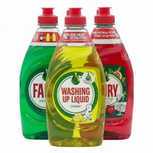 Washing Up Liquid 320ml Pack of 3 Dishes Grease Cleaner 1 x Original 1 x Po